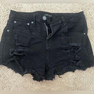 Black almost famous high wasted shorts size 7
